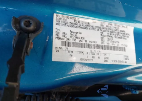 2014 Ford Focus Se из США, поврежденный, VIN 1FADP3F27EL198529